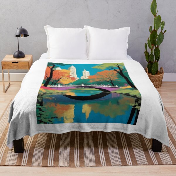 Item preview, Central Park, New York City, New York, design in pop art style designed and sold by CreativeSparkzz.