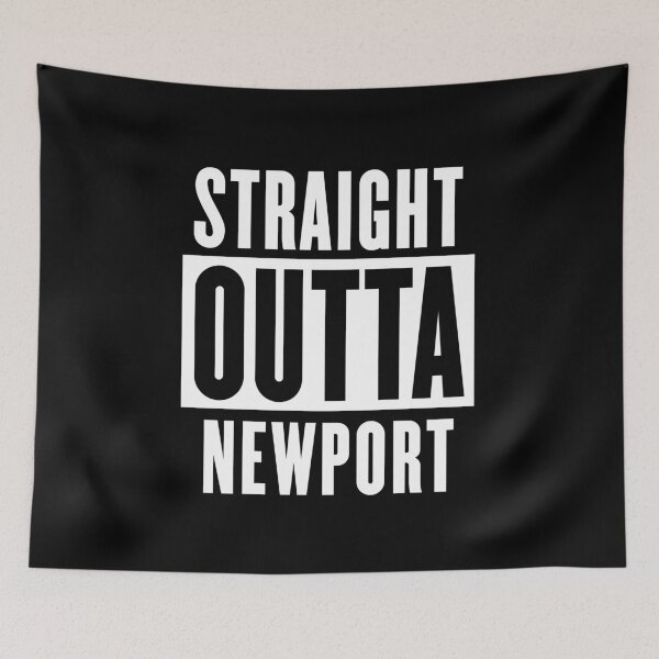 Item preview, Straight Outta Newport designed and sold by Logo-A-GoGo.