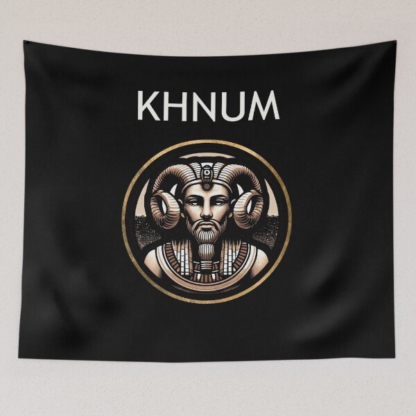 Item preview, Khnum Egyptian God of Creation, Water and Fertility designed and sold by Agema Apparel.