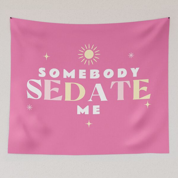 Item preview, Somebody Sedate Me designed and sold by ZenStitchMotifs.