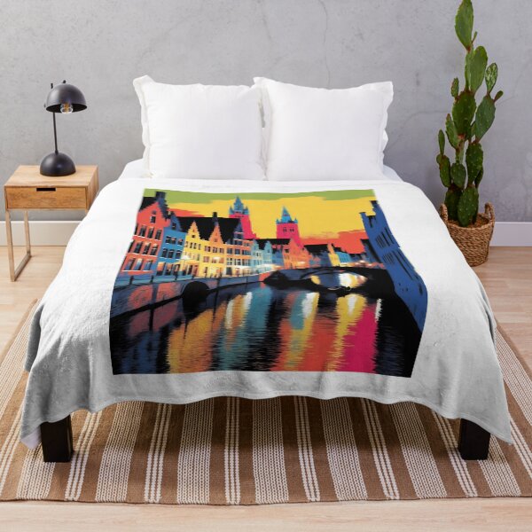 Item preview, Bruges, Belgium, design in pop art style designed and sold by CreativeSparkzz.