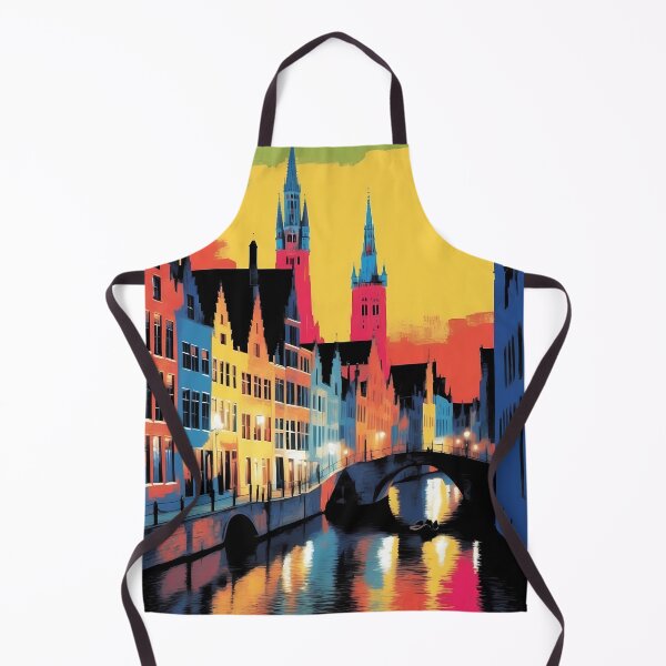 Item preview, Bruges, Belgium, design in pop art style designed and sold by CreativeSparkzz.
