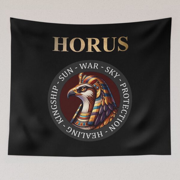 Item preview, Egyptian God Horus Ancient Egyptian Mythology designed and sold by Agema Apparel.