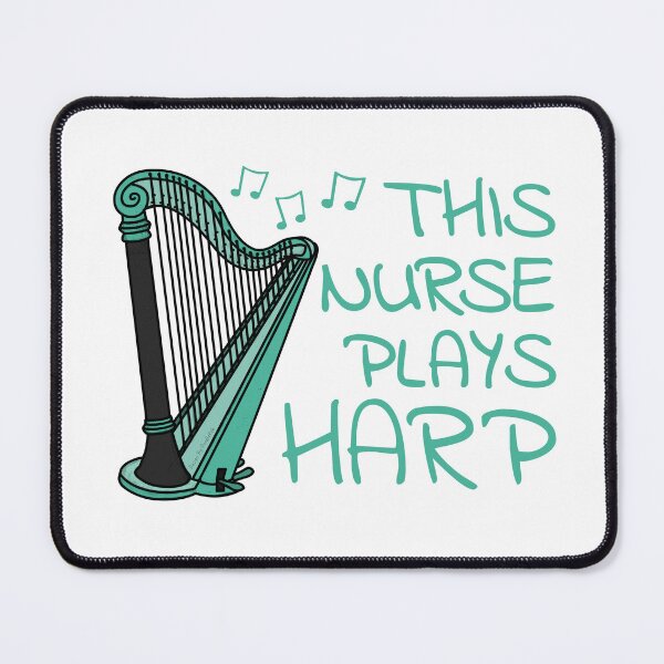 Item preview, This Nurse Plays Harp, Harpist String Musician designed and sold by doodlerob.