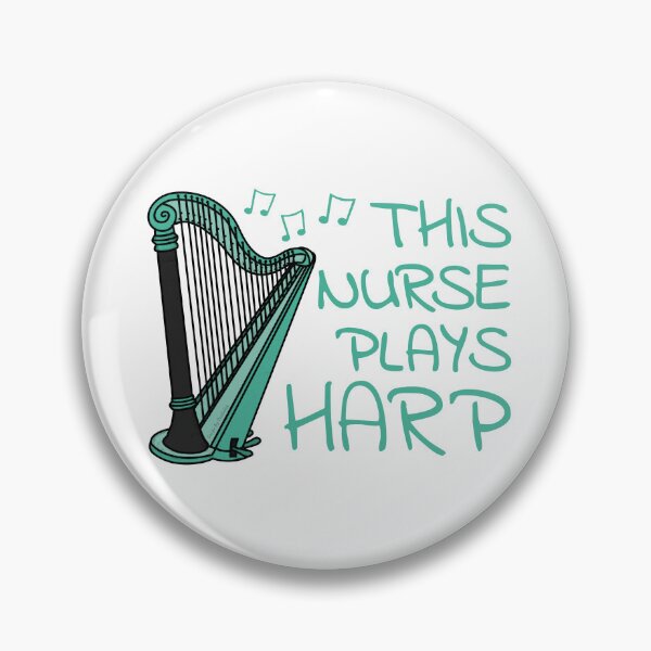 Item preview, This Nurse Plays Harp, Harpist String Musician designed and sold by doodlerob.