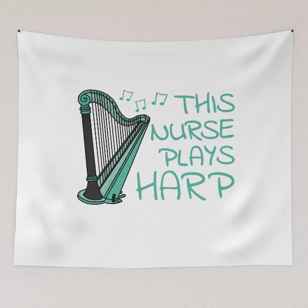 Item preview, This Nurse Plays Harp, Harpist String Musician designed and sold by doodlerob.
