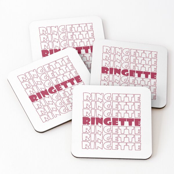 Item preview, Ringette mania in red for fans and players designed and sold by EmeraldeaArt.