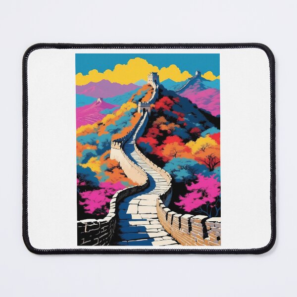Item preview, Great Wall of China, Pop Art Design designed and sold by CreativeSparkzz.