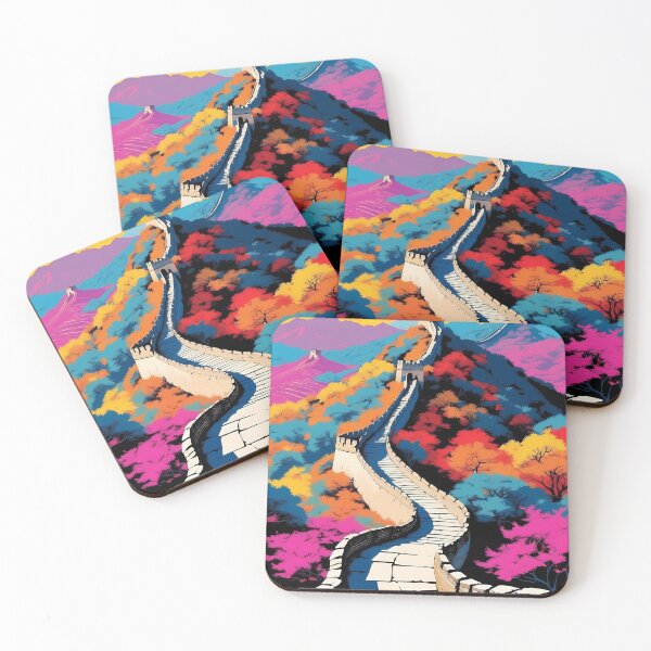 Item preview, Great Wall of China, Pop Art Design designed and sold by CreativeSparkzz.