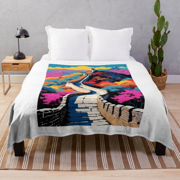Item preview, Great Wall of China, Pop Art Design designed and sold by CreativeSparkzz.