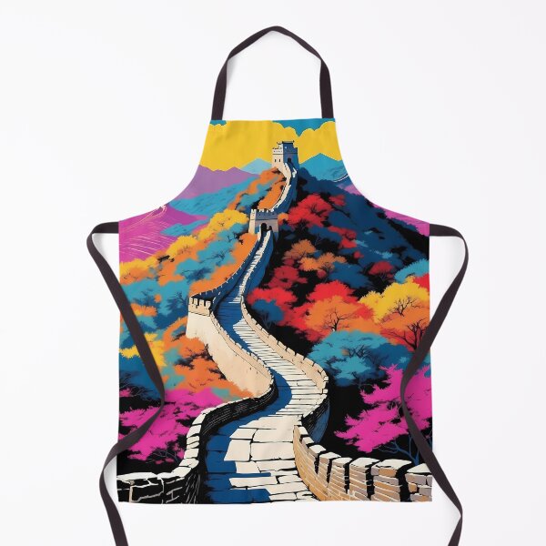 Item preview, Great Wall of China, Pop Art Design designed and sold by CreativeSparkzz.