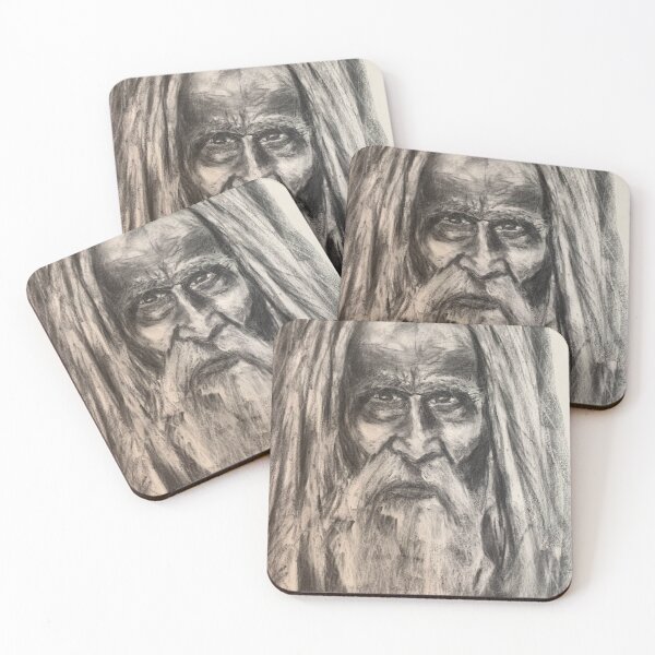 Item preview, His Eyes Tell Stories (Charcoal Portrait) designed and sold by NILSAIIVY arts.