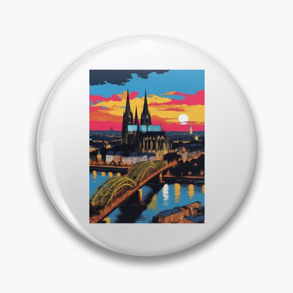 Item preview, Cologne Cathedral, Cologne, Germany, design in pop art style designed and sold by CreativeSparkzz.