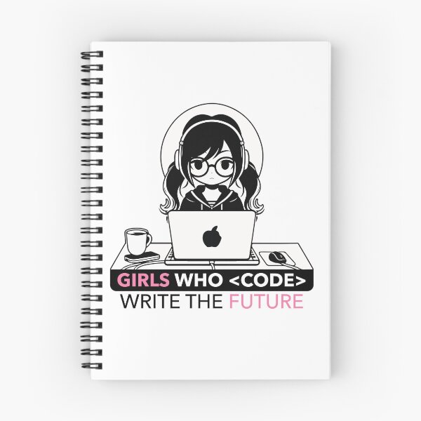 Item preview, Girls Who Code Write the Future, Coding Humor designed and sold by NawalMagdy.