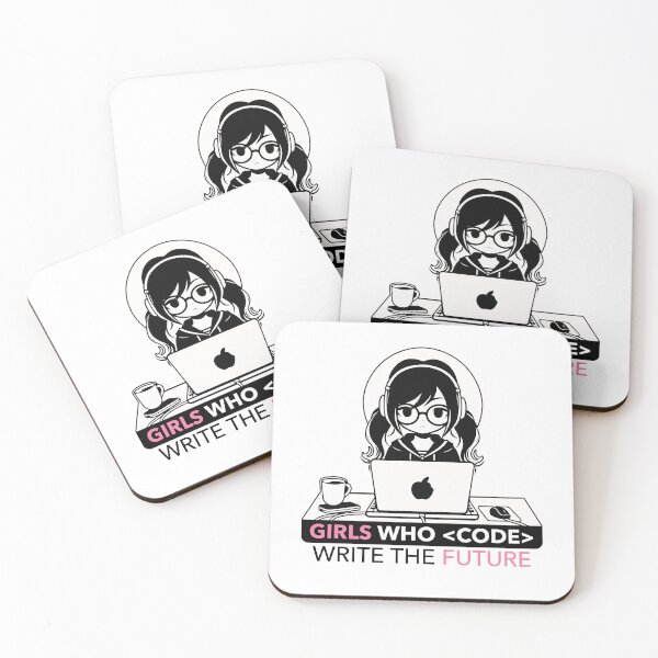 Item preview, Girls Who Code Write the Future, Coding Humor designed and sold by NawalMagdy.
