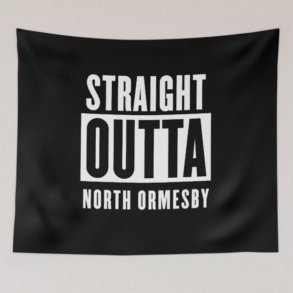 Item preview, Straight Outta North Ormesby designed and sold by Logo-A-GoGo.