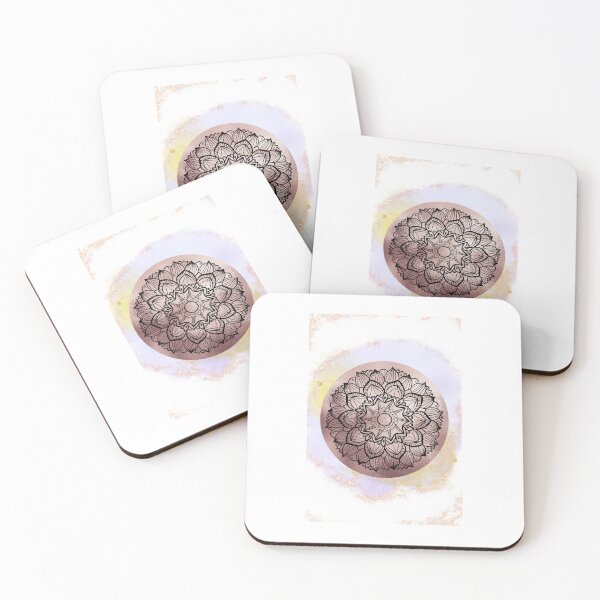 Item preview, Rose Gold Mandala Shield  designed and sold by WildWoodlandWitch.