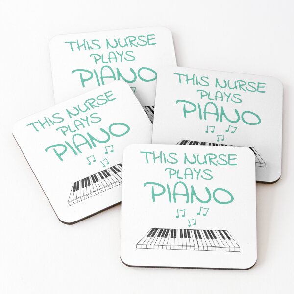 Artikelvorschau, Diese Krankenschwester spielt Klavier, Pianistin, Keyboarderin, Musikerin entworfen und verkauft von doodlerob.