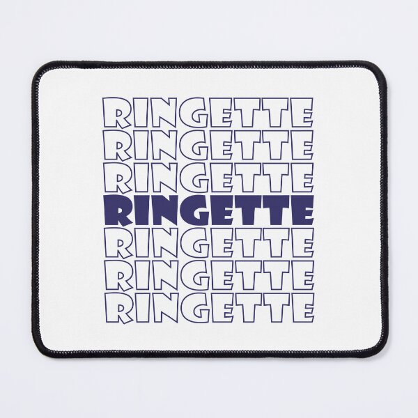 Item preview, Ringette mania in blue for fans and players designed and sold by EmeraldeaArt.