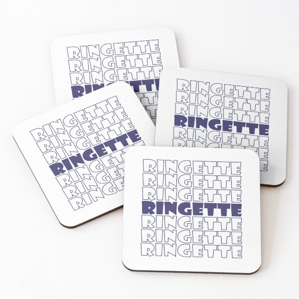 Item preview, Ringette mania in blue for fans and players designed and sold by EmeraldeaArt.