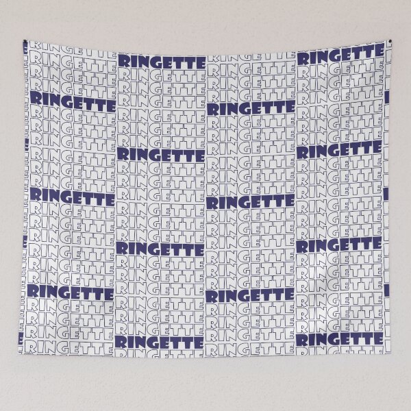 Item preview, Ringette mania in blue for fans and players designed and sold by EmeraldeaArt.