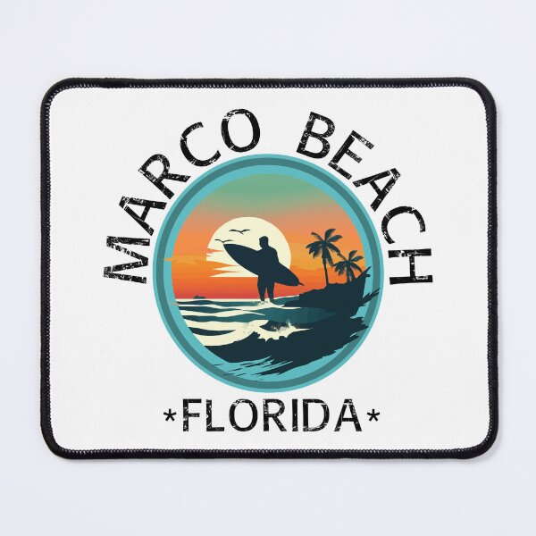 Item preview, Marco Beach - Florida (with Black Lettering) designed and sold by VelvetRoom.