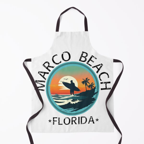 Item preview, Marco Beach - Florida (with Black Lettering) designed and sold by VelvetRoom.