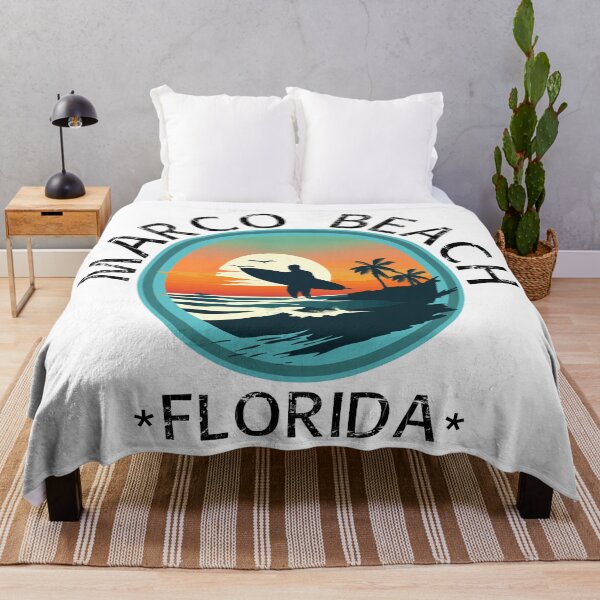 Item preview, Marco Beach - Florida (with Black Lettering) designed and sold by VelvetRoom.