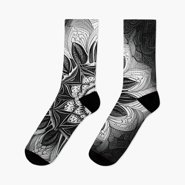 Item preview, Black and white mandala designed and sold by MandalasShops.