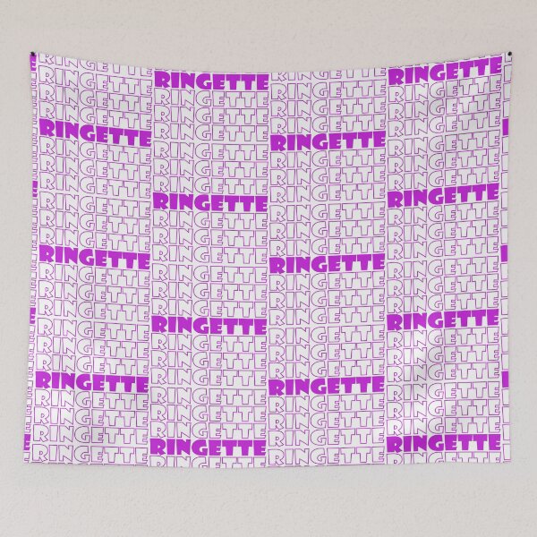 Item preview, Ringette mania in pink for fans and players designed and sold by EmeraldeaArt.