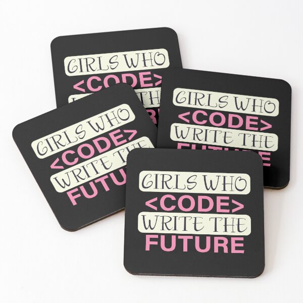 Item preview, Girls Who Code Write the Future, Coding Humor designed and sold by NawalMagdy.
