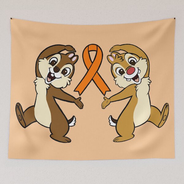 Item preview, Chipmunks with Awareness Ribbon (Orange) designed and sold by CaitlynConnor.