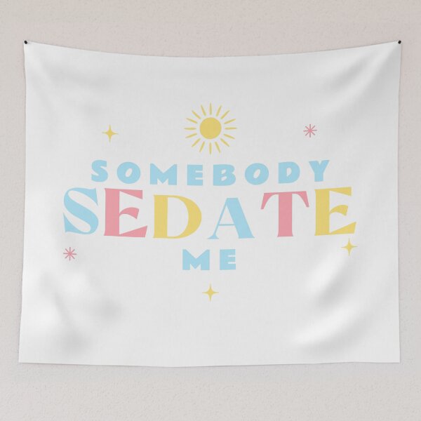 Item preview, Somebody Sedate Me designed and sold by ZenStitchMotifs.