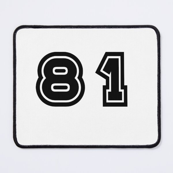 Item preview, 81, eighty-one, black, sport designed and sold by Numbers-Art.