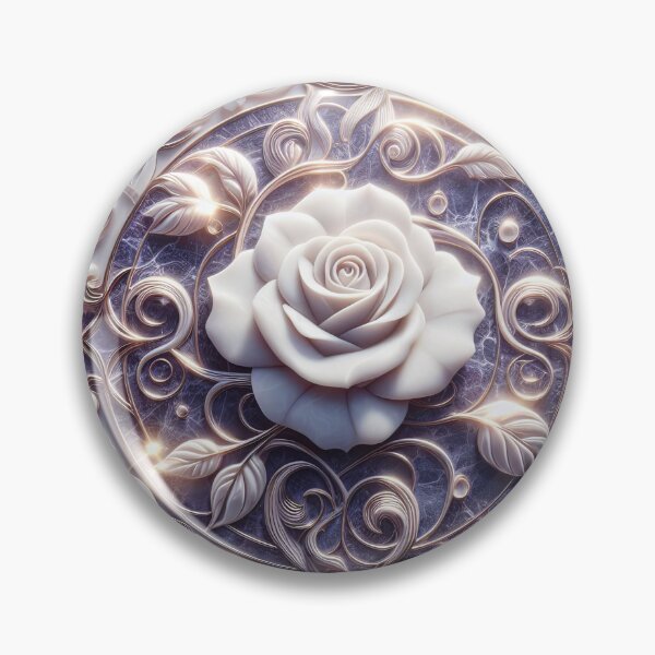 Item preview, Marble Rose Bas-Relief Print designed and sold by lloreleya.