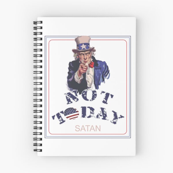 Item preview, Not Today Satan Uncle Sam USA Art designed and sold by TerScott.