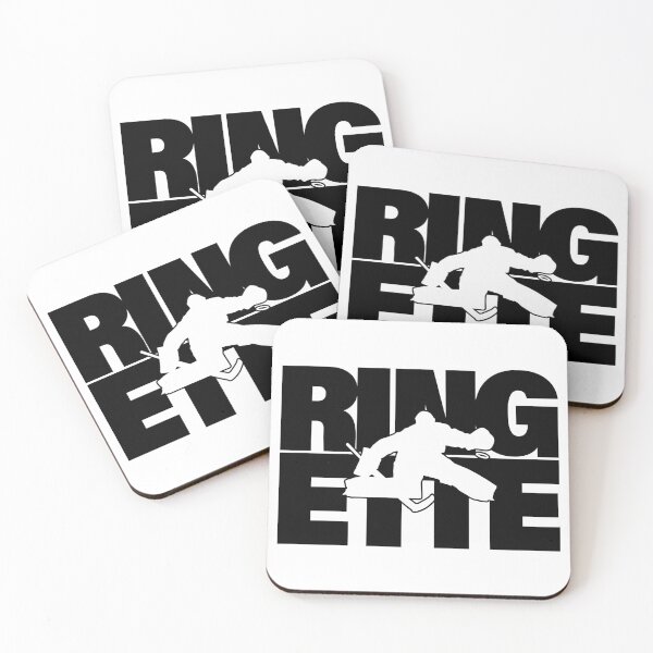 Item preview, Ringette goalie silhuette designed and sold by EmeraldeaArt.