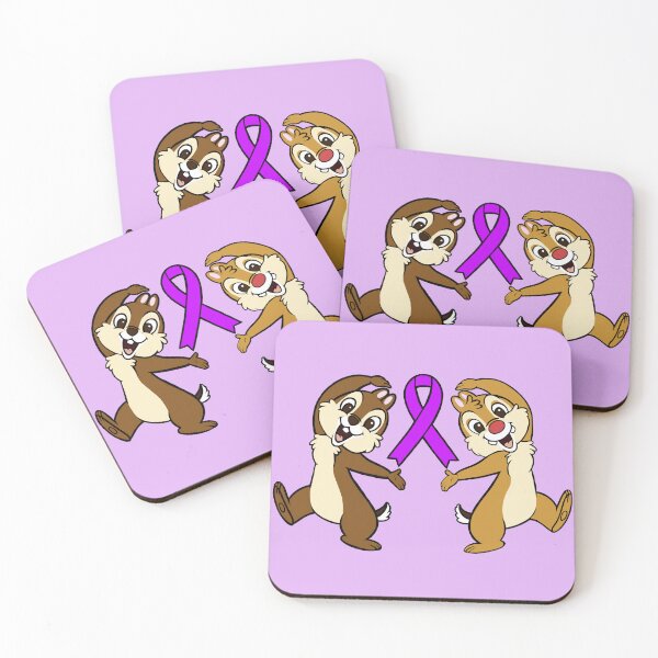 Item preview, Chipmunks with Awareness Ribbon (Purple) designed and sold by CaitlynConnor.