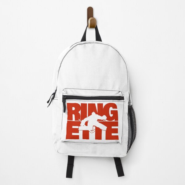 Item preview, Ringette goalie silhuette in red designed and sold by EmeraldeaArt.