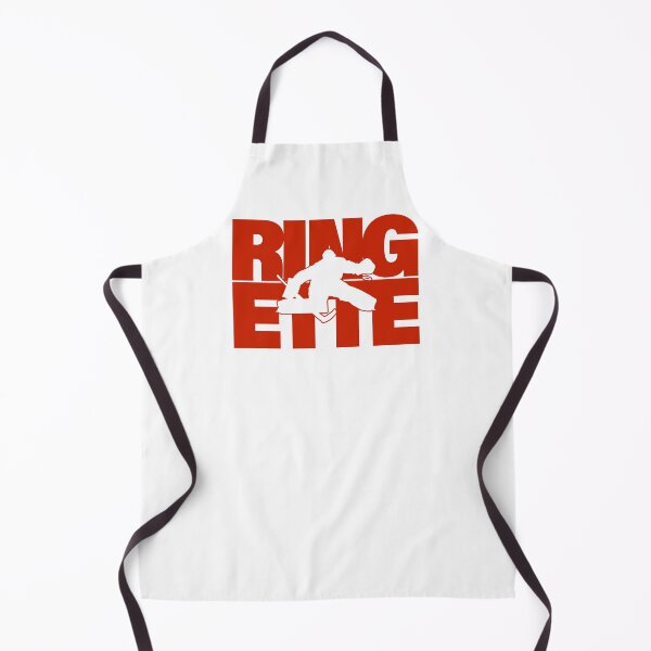Item preview, Ringette goalie silhuette in red designed and sold by EmeraldeaArt.