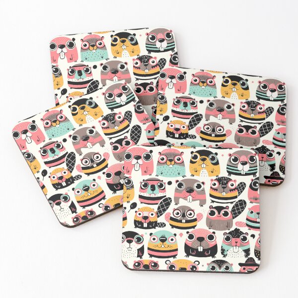 Item preview, bóbr kurwa Seamless Pattern designed and sold by Designowner.