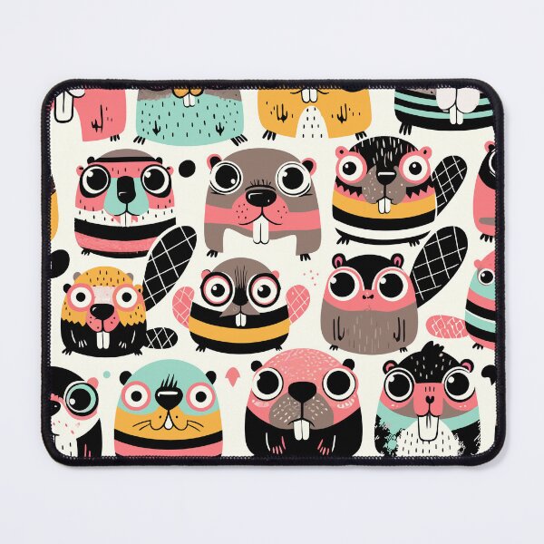 Item preview, bóbr kurwa Seamless Pattern designed and sold by Designowner.