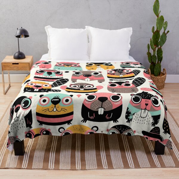 Item preview, bóbr kurwa Seamless Pattern designed and sold by Designowner.