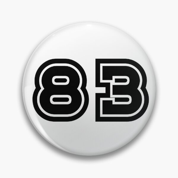 Item preview, 83, eighty-three, black, sport designed and sold by Numbers-Art.