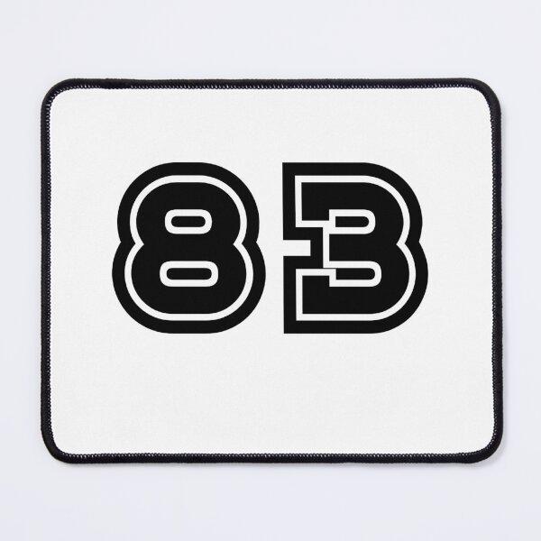 Item preview, 83, eighty-three, black, sport designed and sold by Numbers-Art.