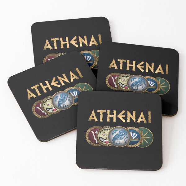 Item preview, Athenai Ancient Athens Greek Phalanx Athenian Shields designed and sold by Agema Apparel.