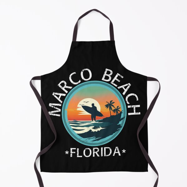 Item preview, Marco Beach - Florida (with White Lettering) designed and sold by VelvetRoom.