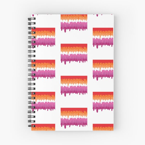 Item preview, Melting Lesbian Flag designed and sold by A4R0NN.
