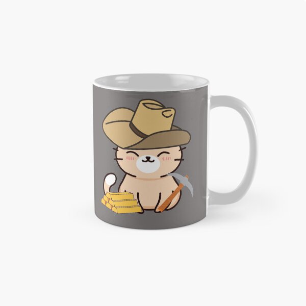Item preview, Miner Cat Gold Rush designed and sold by Gooon26.