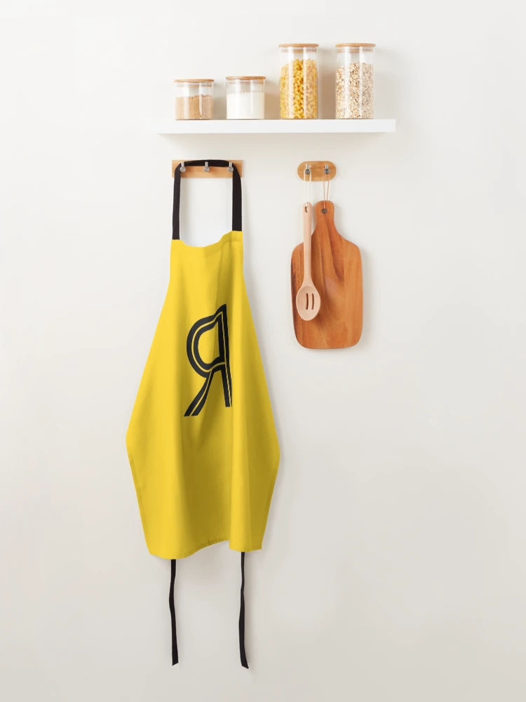 Thumbnail 4 of 6, Apron, Reader R, black designed and sold by The Chicago  Reader.